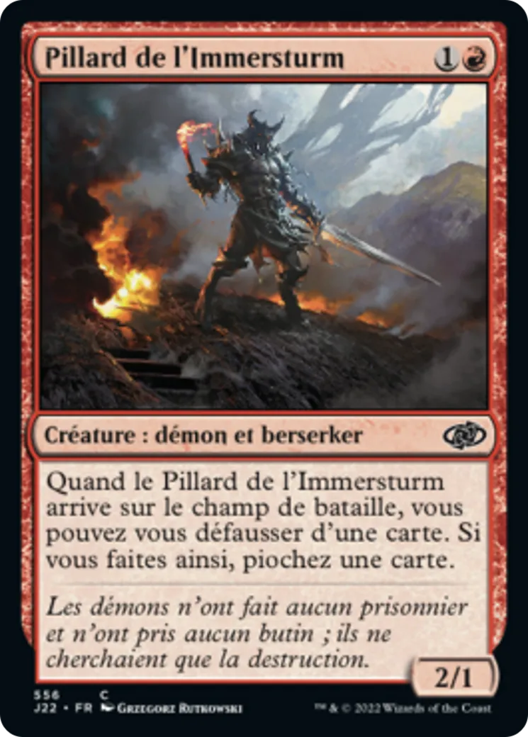 Pillard de l'Immersturm — Jumpstart 2022 — Magic: The Gathering