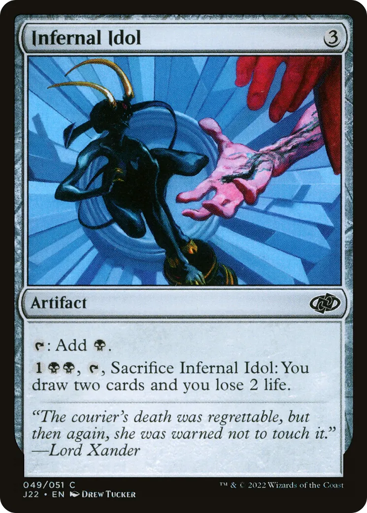 Infernal Idol — Jumpstart 2022 — Magic: The Gathering