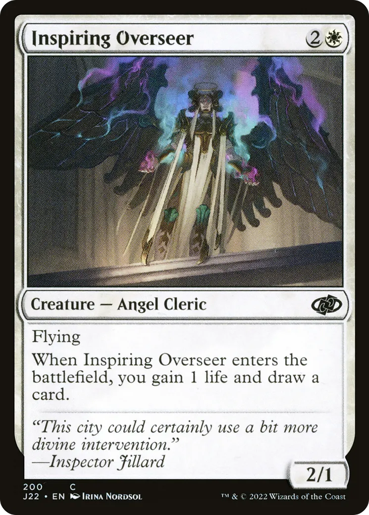 Inspiring Overseer — Jumpstart 2022 — Magic: The Gathering