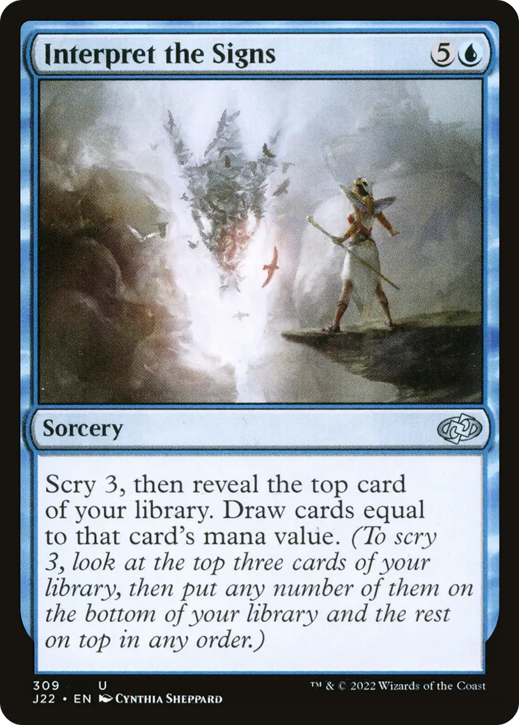Interpret the Signs — Jumpstart 2022 — Magic: The Gathering
