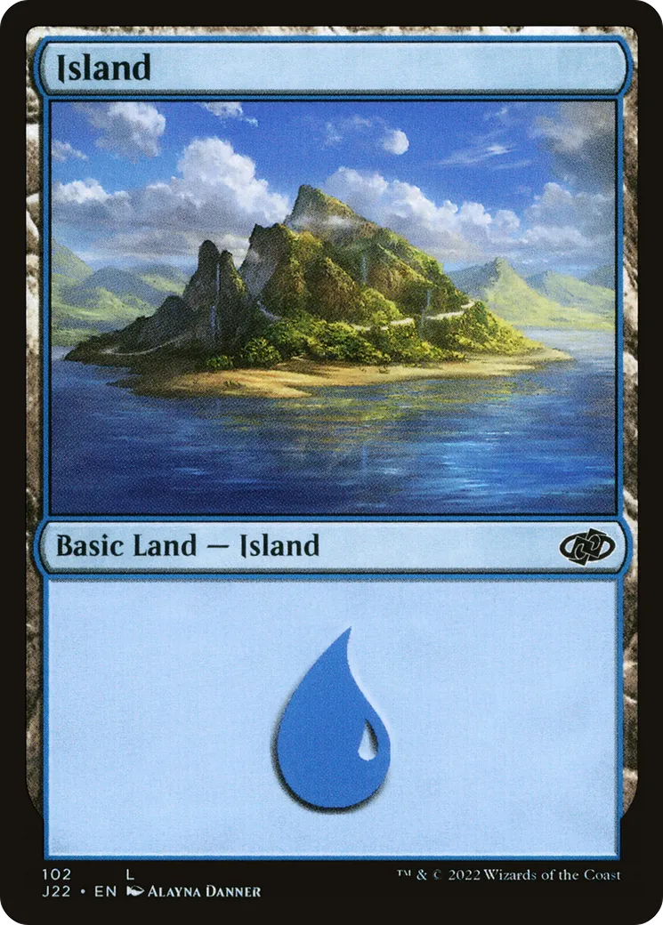 Island — Jumpstart 2022 — Magic: The Gathering