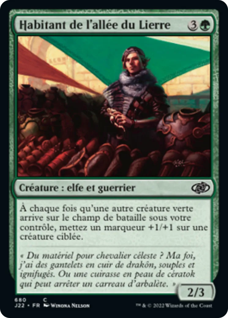 Habitant de l'allée du Lierre — Jumpstart 2022 — Magic: The Gathering