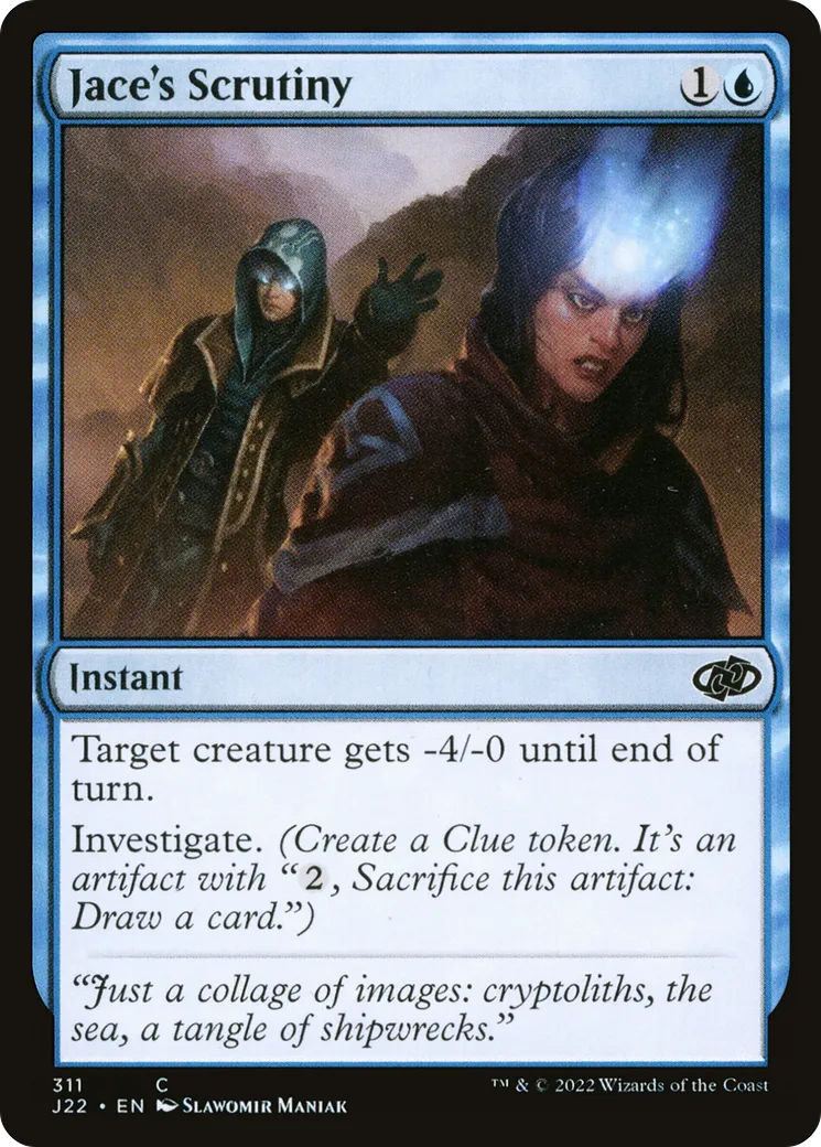 Jace's Scrutiny — Jumpstart 2022 — Magic: The Gathering