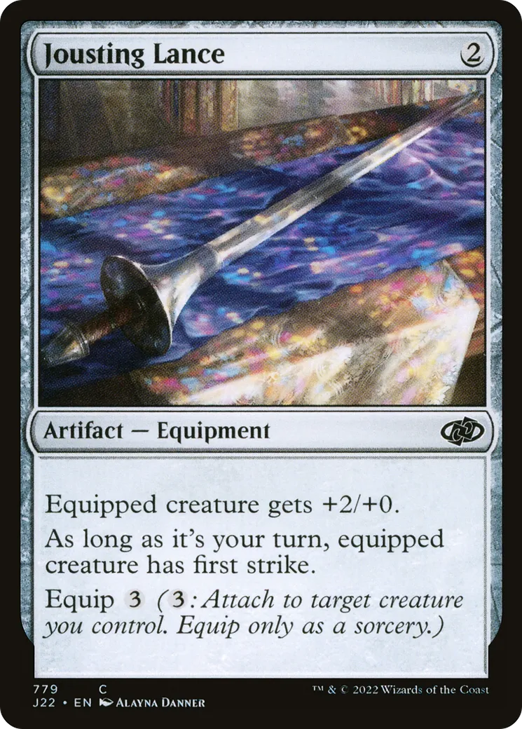 Jousting Lance — Jumpstart 2022 — Magic: The Gathering