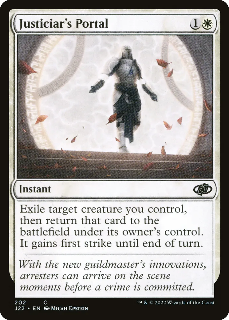 Justiciar's Portal — Jumpstart 2022 — Magic: The Gathering