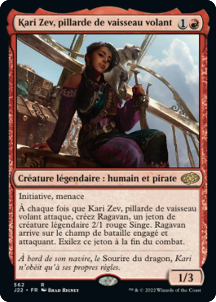 Kari Zev, pillarde de vaisseau volant — Jumpstart 2022 — Magic: The Gathering