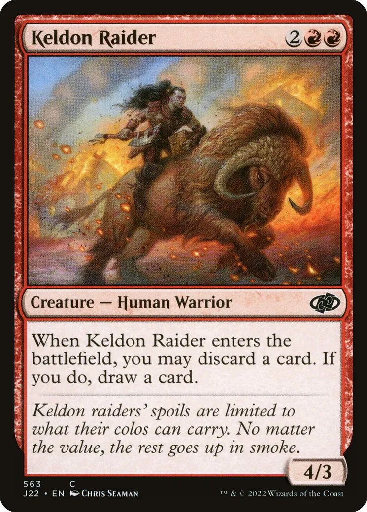 Keldon Raider — Jumpstart 2022 — Magic: The Gathering