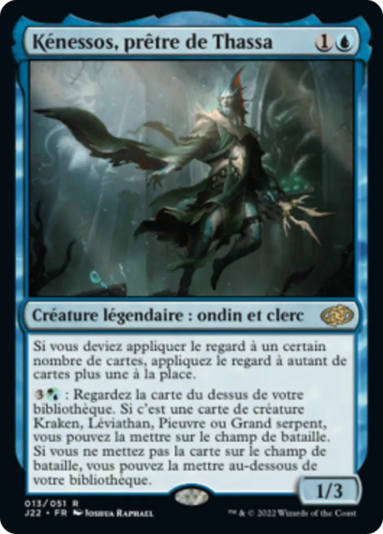 Kénessos, prêtre de Thassa — Jumpstart 2022 — Magic: The Gathering