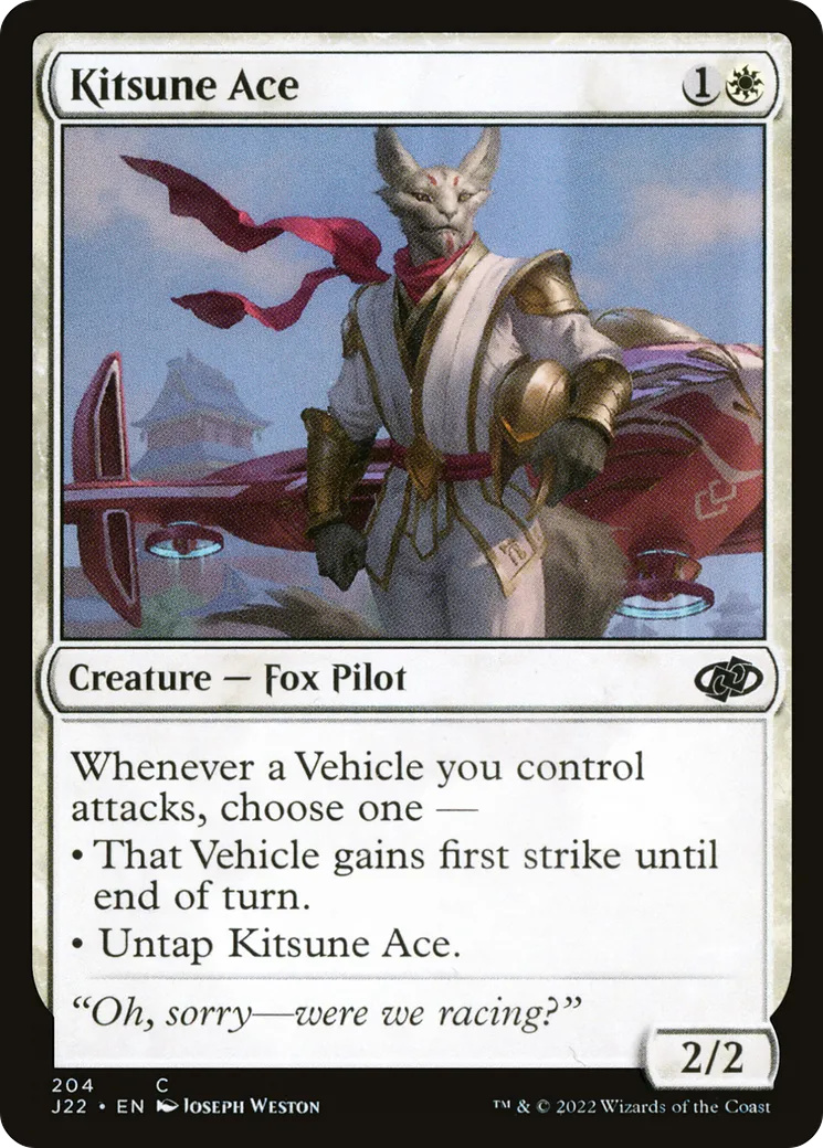 Kitsune Ace — Jumpstart 2022 — Magic: The Gathering
