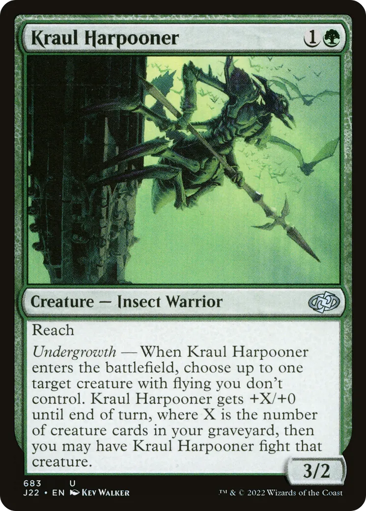 Kraul Harpooner — Jumpstart 2022 — Magic: The Gathering