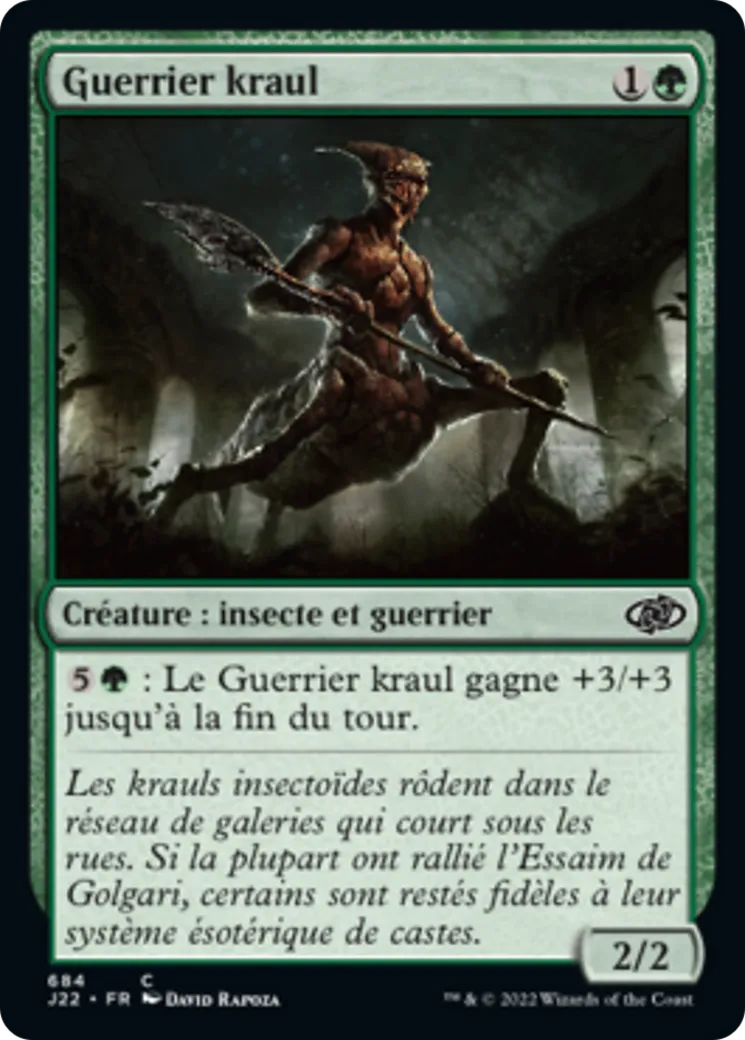 Guerrier kraul — Jumpstart 2022 — Magic: The Gathering