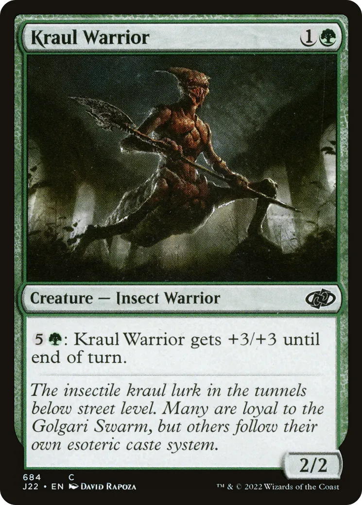 Kraul Warrior — Jumpstart 2022 — Magic: The Gathering