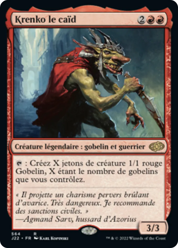 Krenko le caïd — Jumpstart 2022 — Magic: The Gathering