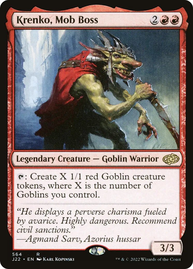 Krenko, Mob Boss — Jumpstart 2022 — Magic: The Gathering