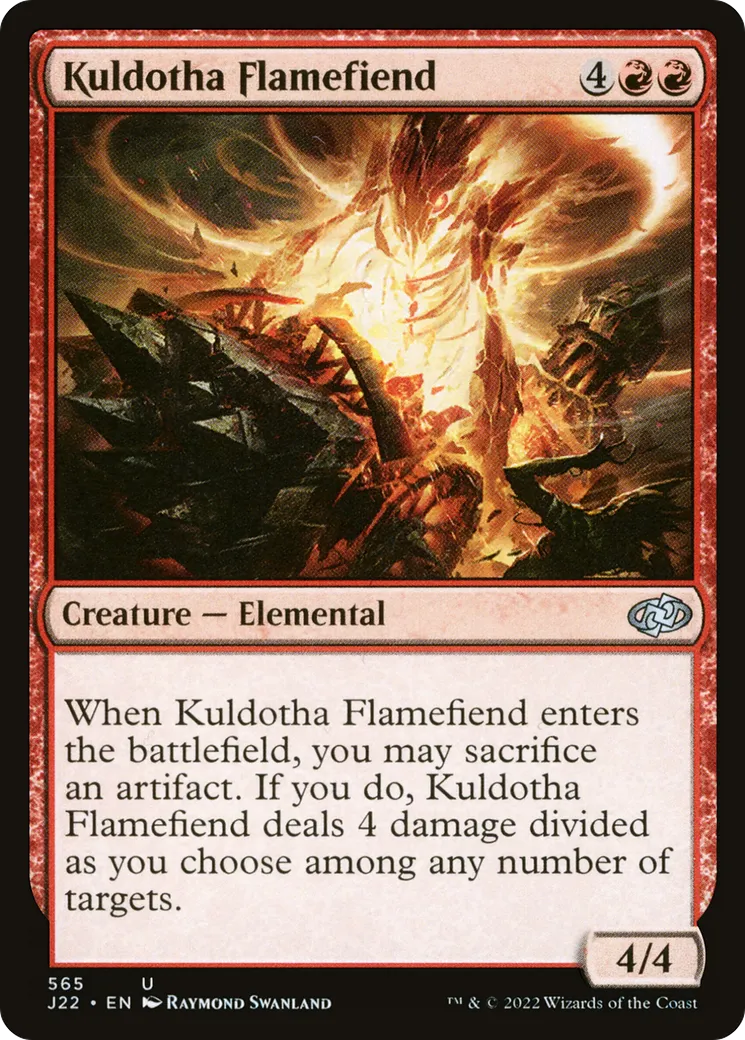 Kuldotha Flamefiend — Jumpstart 2022 — Magic: The Gathering