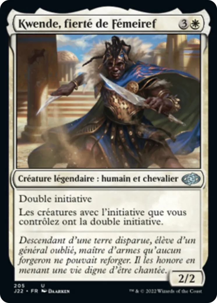Kwende, fierté de Fémeiref — Jumpstart 2022 — Magic: The Gathering