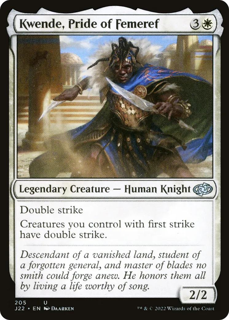 Kwende, Pride of Femeref — Jumpstart 2022 — Magic: The Gathering