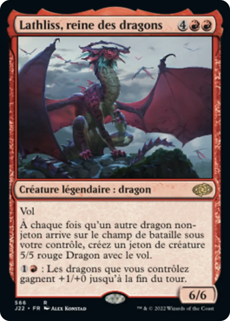 Lathliss, reine des dragons — Jumpstart 2022 — Magic: The Gathering
