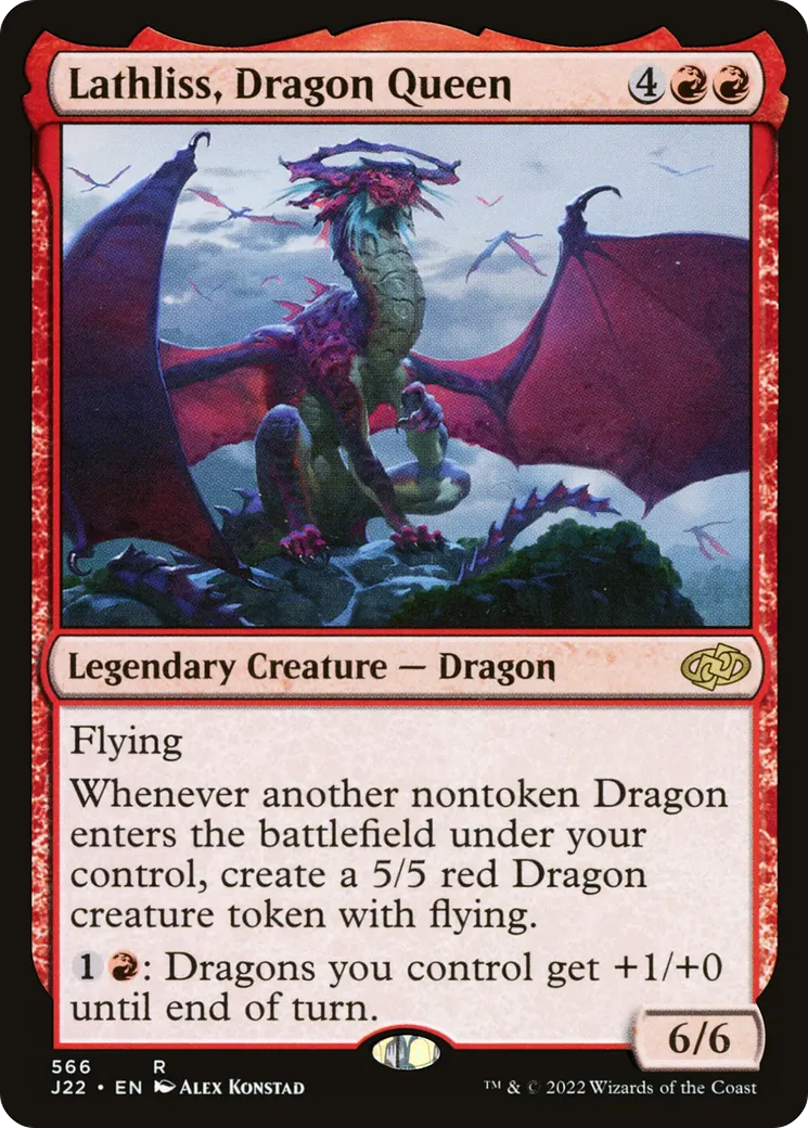 Lathliss, Dragon Queen — Jumpstart 2022 — Magic: The Gathering