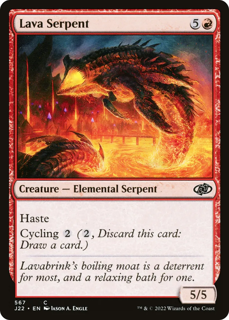 Lava Serpent — Jumpstart 2022 — Magic: The Gathering