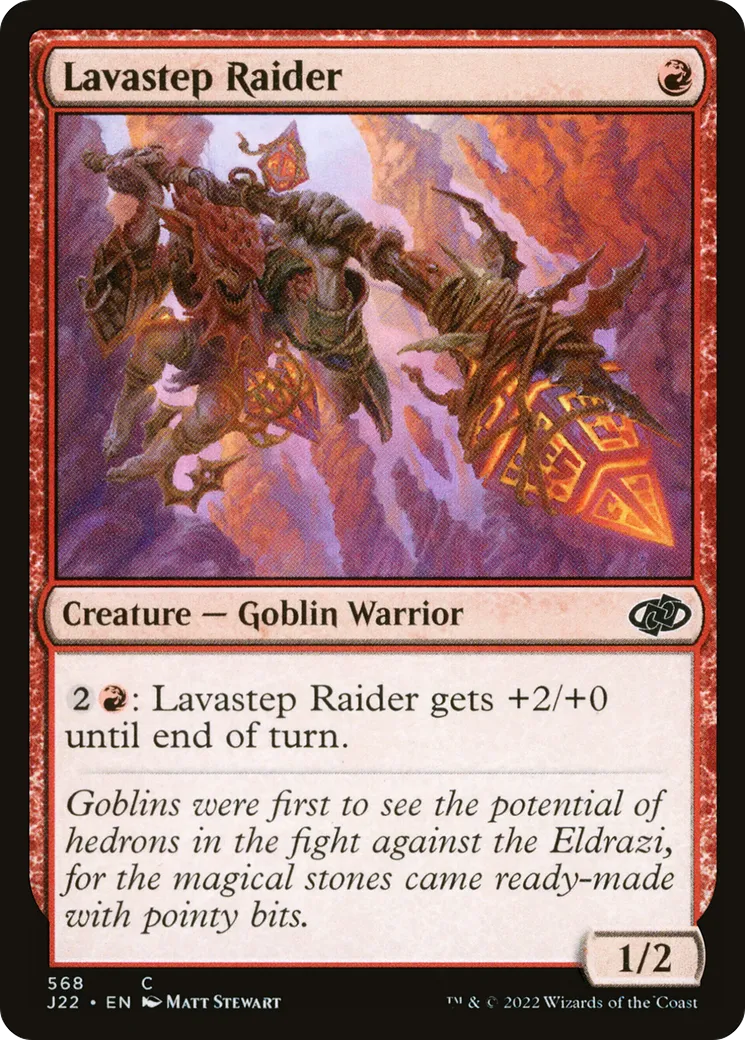 Lavastep Raider — Jumpstart 2022 — Magic: The Gathering