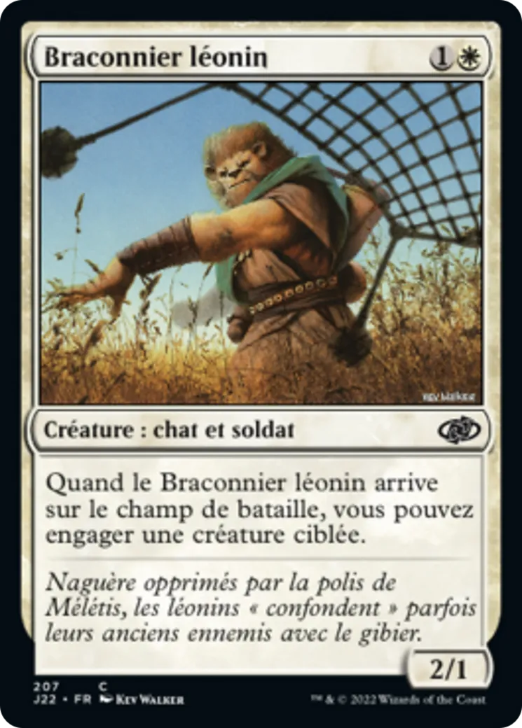 Braconnier léonin — Jumpstart 2022 — Magic: The Gathering