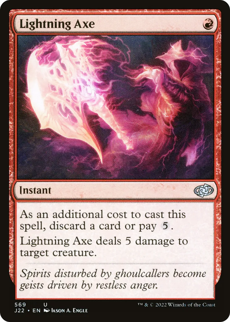 Lightning Axe — Jumpstart 2022 — Magic: The Gathering