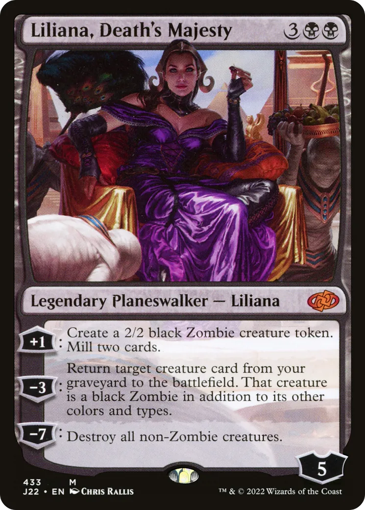 Liliana, Death's Majesty from Jumpstart 2022 - Magic: The Gathering