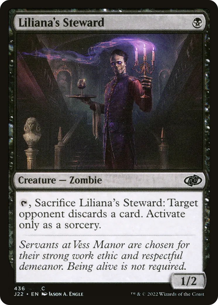 Liliana's Steward — Jumpstart 2022 — Magic: The Gathering