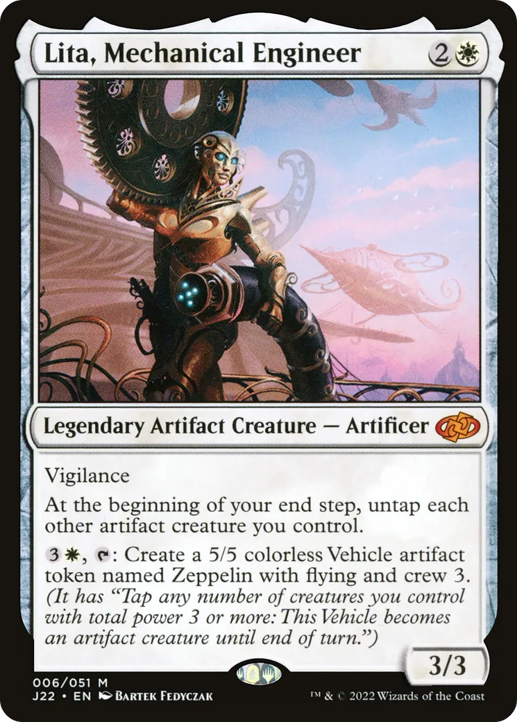 Lita, Mechanical Engineer — Jumpstart 2022 — Magic: The Gathering