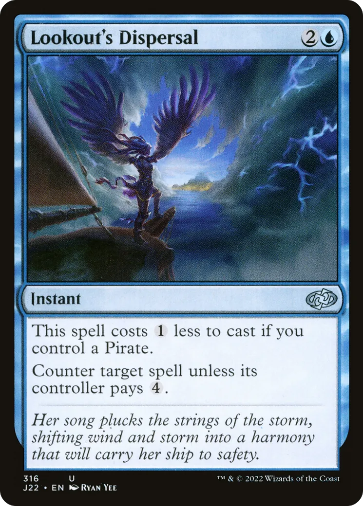 Lookout's Dispersal — Jumpstart 2022 — Magic: The Gathering