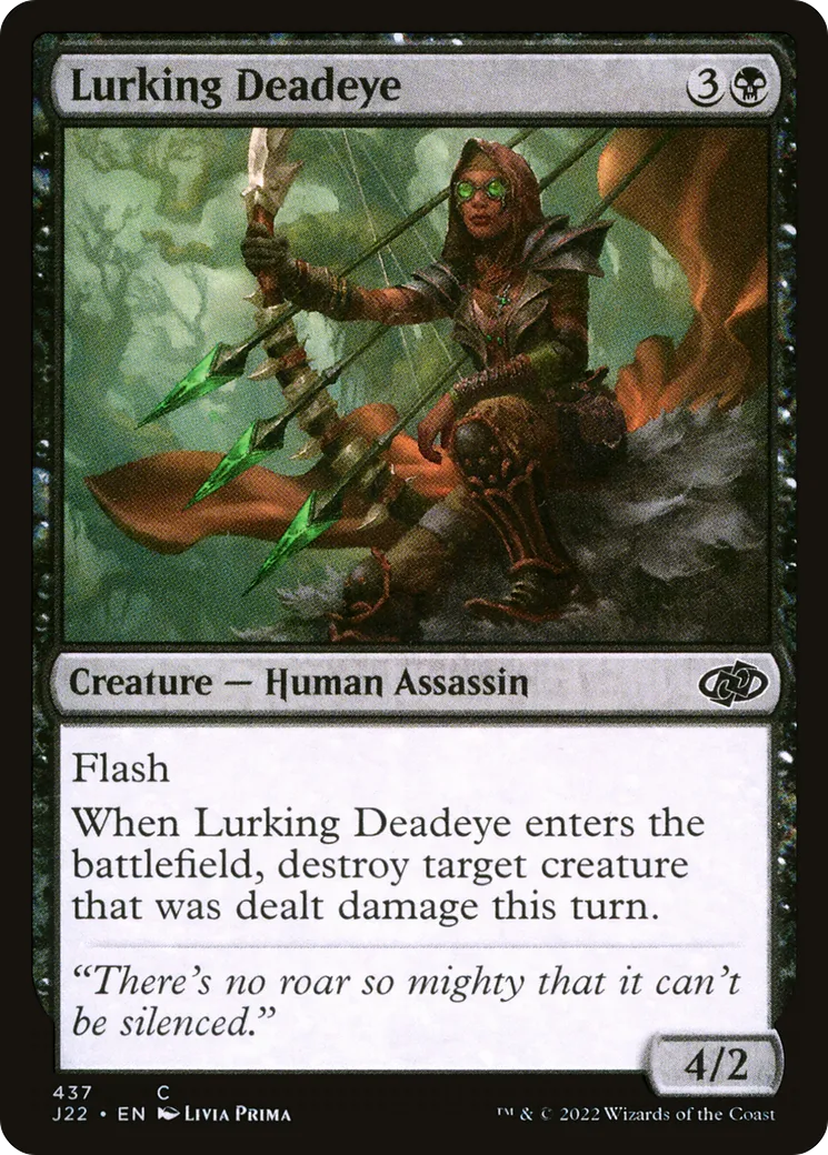 Lurking Deadeye — Jumpstart 2022 — Magic: The Gathering