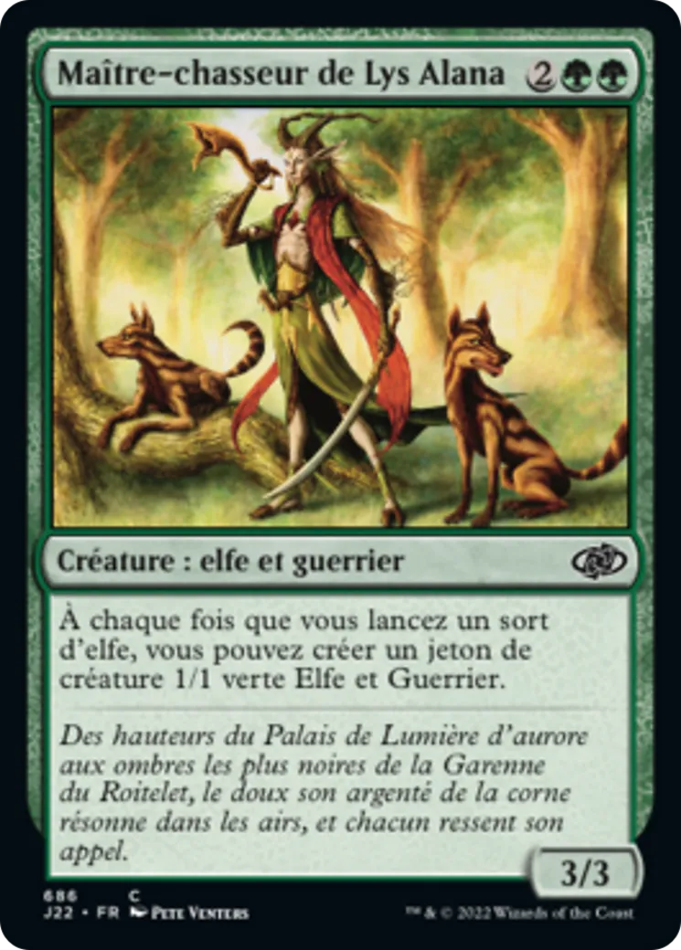 Maître-chasseur de Lys Alana — Jumpstart 2022 — Magic: The Gathering