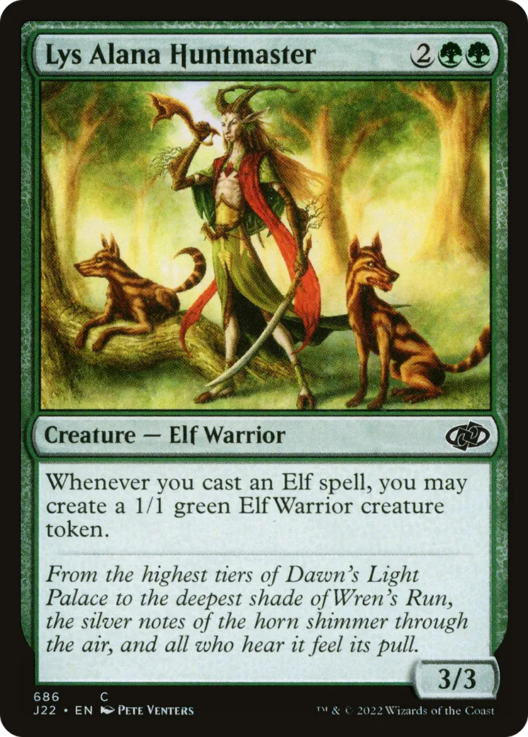 Lys Alana Huntmaster — Jumpstart 2022 — Magic: The Gathering