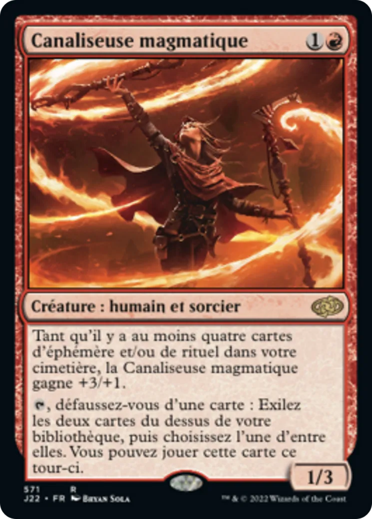 Canaliseuse magmatique — Jumpstart 2022 — Magic: The Gathering