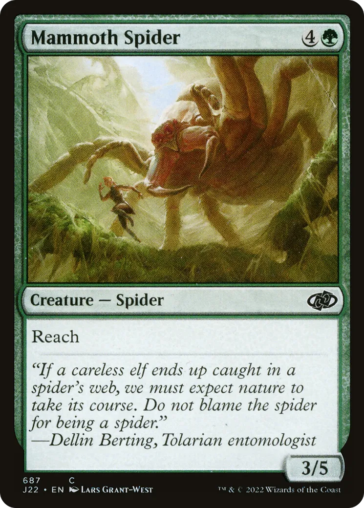 Mammoth Spider — Jumpstart 2022 — Magic: The Gathering