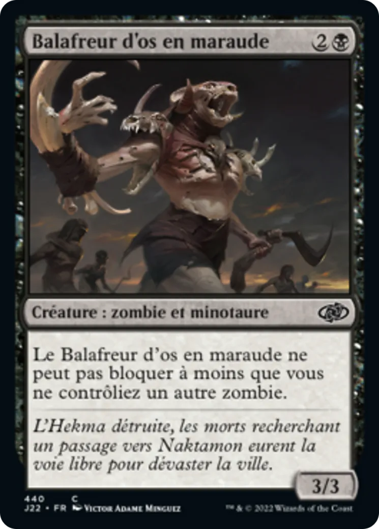 Balafreur d'os en maraude — Jumpstart 2022 — Magic: The Gathering