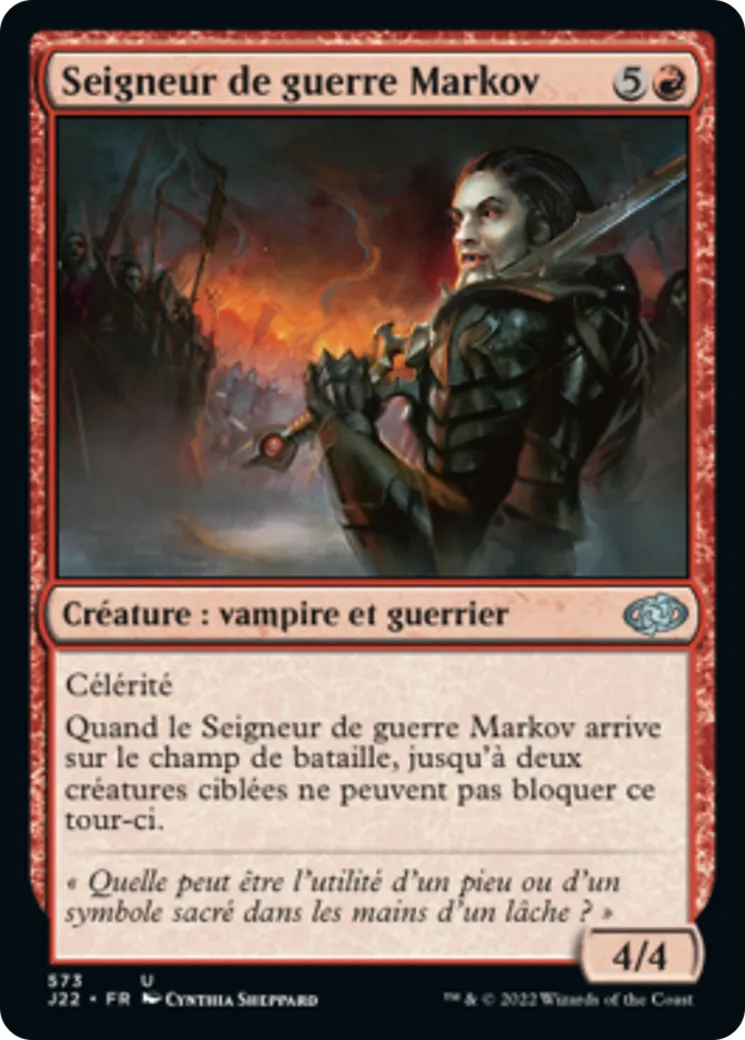 Seigneur de guerre Markov — Jumpstart 2022 — Magic: The Gathering