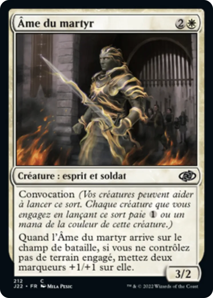Âme du martyr — Jumpstart 2022 — Magic: The Gathering