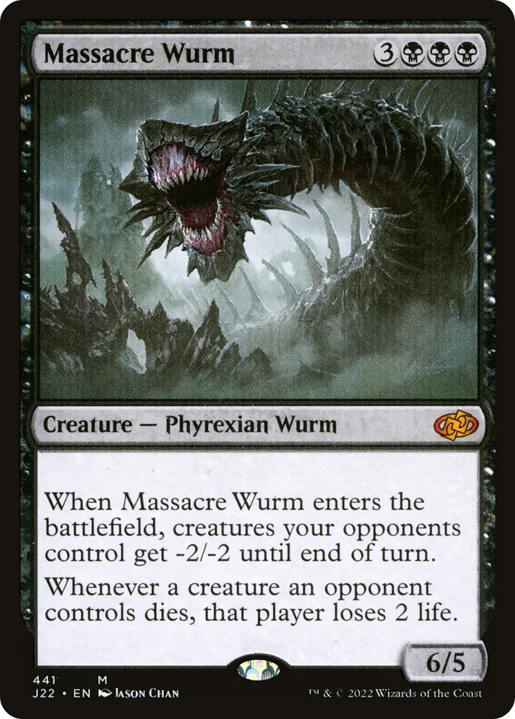 Massacre Wurm — Jumpstart 2022 — Magic: The Gathering