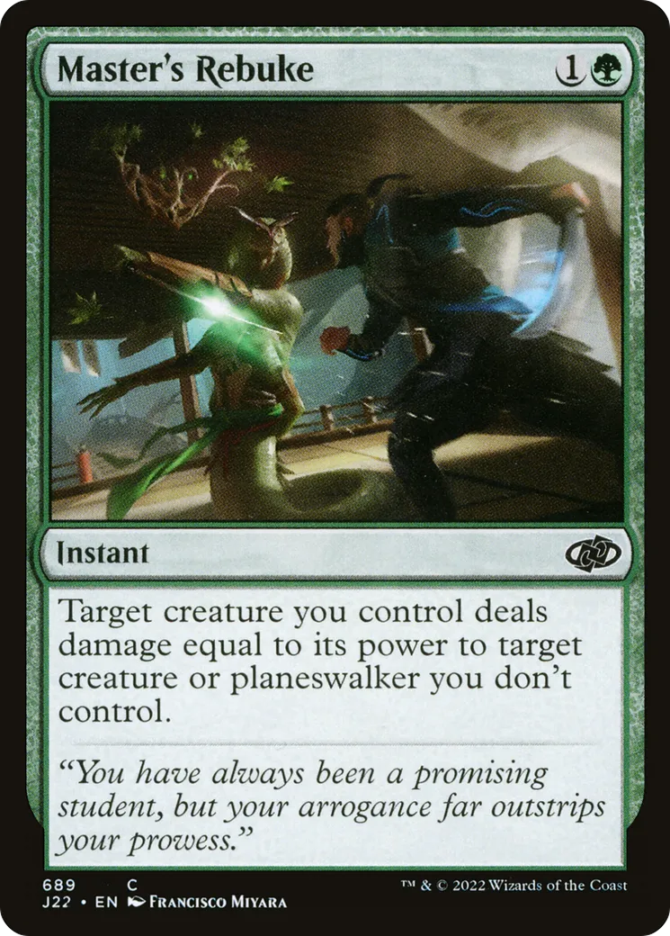 Master's Rebuke — Jumpstart 2022 — Magic: The Gathering