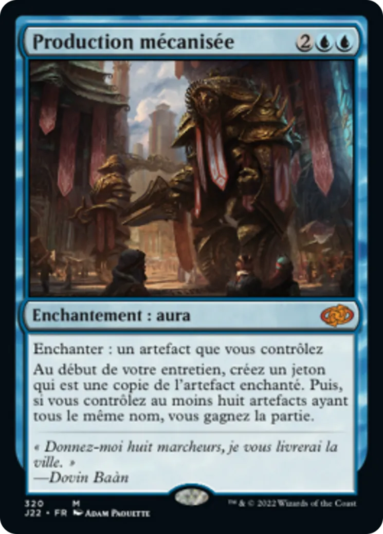 Production mécanisée — Jumpstart 2022 — Magic: The Gathering