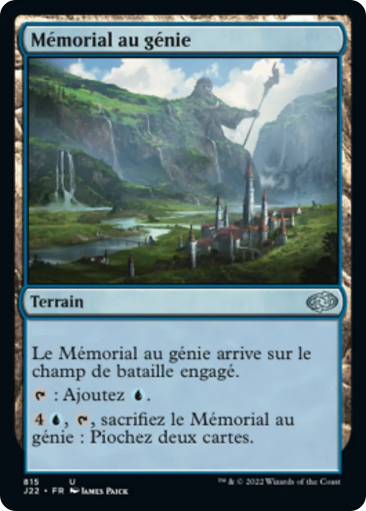 Mémorial au génie — Jumpstart 2022 — Magic: The Gathering