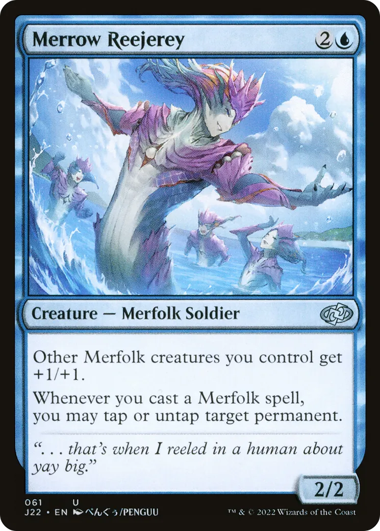 Merrow Reejerey — Jumpstart 2022 — Magic: The Gathering