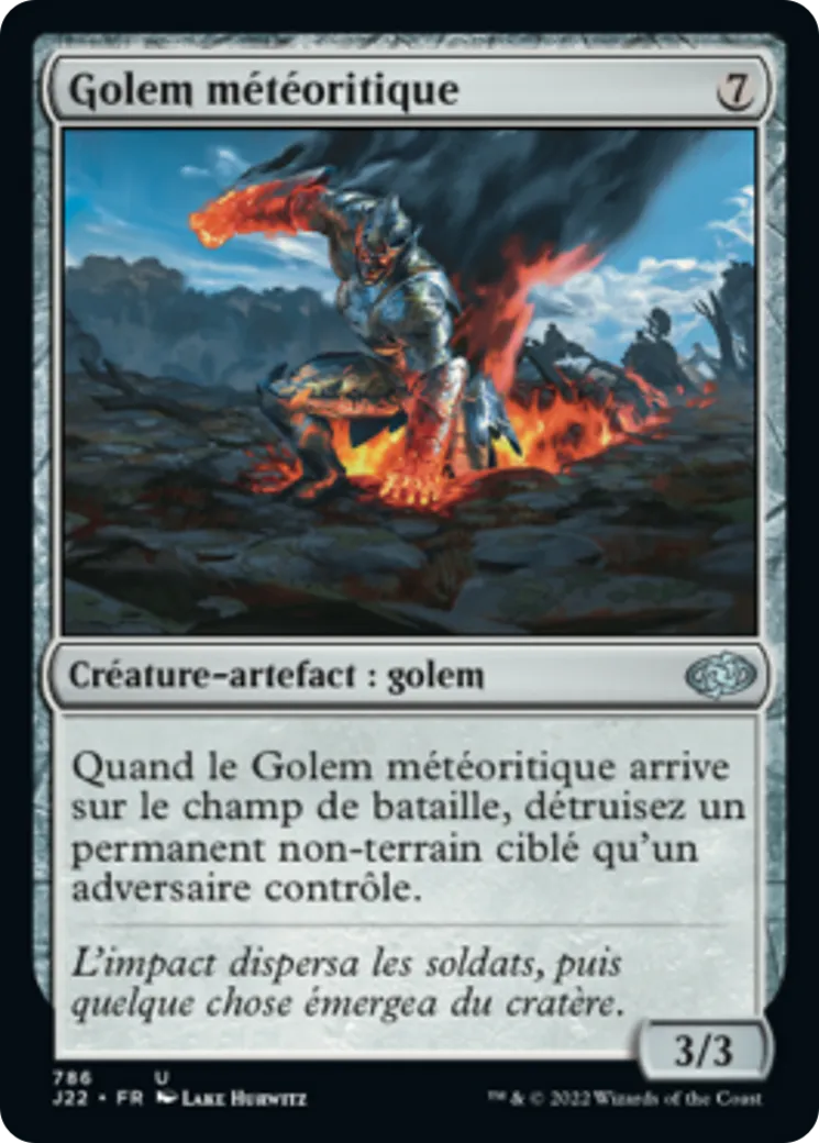 Golem météoritique — Jumpstart 2022 — Magic: The Gathering