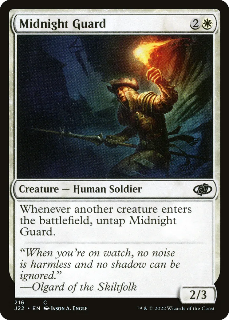 Midnight Guard — Jumpstart 2022 — Magic: The Gathering