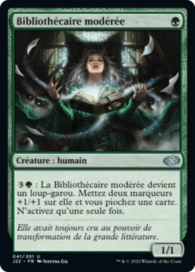 Bibliothécaire modérée — Jumpstart 2022 — Magic: The Gathering