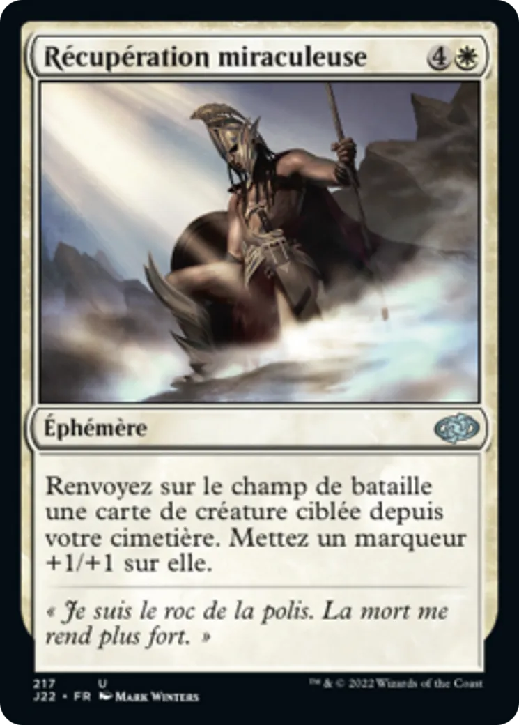 Récupération miraculeuse — Jumpstart 2022 — Magic: The Gathering