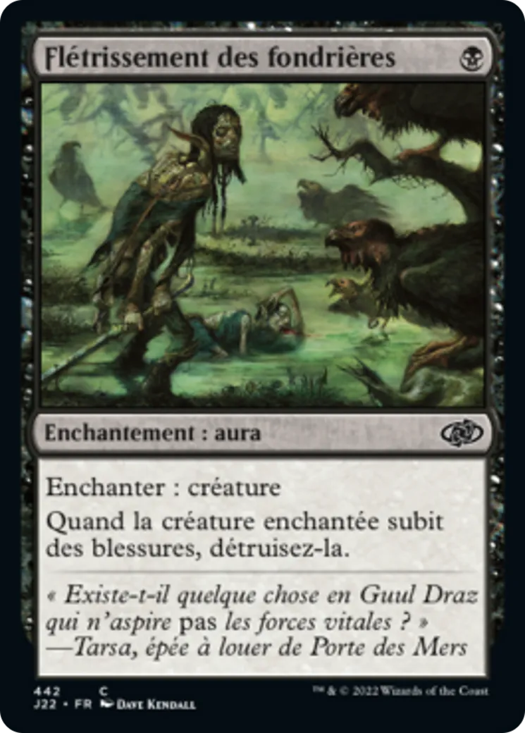 Flétrissement des fondrières — Jumpstart 2022 — Magic: The Gathering