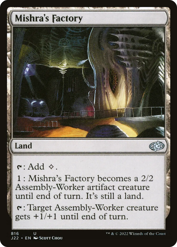 Mishra's Factory — Jumpstart 2022 — Magic: The Gathering